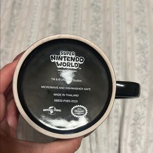 Super Nintendo World Black Mug